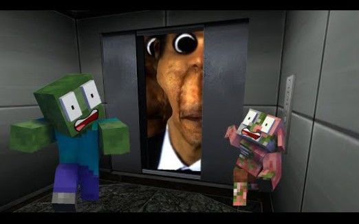 怪物学院1616集丨Obunga Face Challenge丨我的世界动画截图