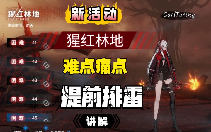 猩红林地《战双帕弥什》新活动难点痛点提前排雷带讲解截图
