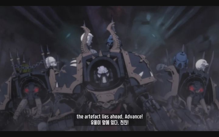 《战锤40K》动画 混沌星际战士入侵太空死灵族领地截图