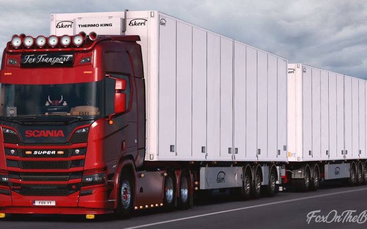 【YouTube】欧卡2mod_Kast的Ekeri拖车修订版|ETS2 1.43 Ekeri Trailers Revision by Kast | Euro截图
