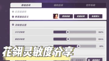 火力苏打/毛歪歪：花翎灵敏度分享