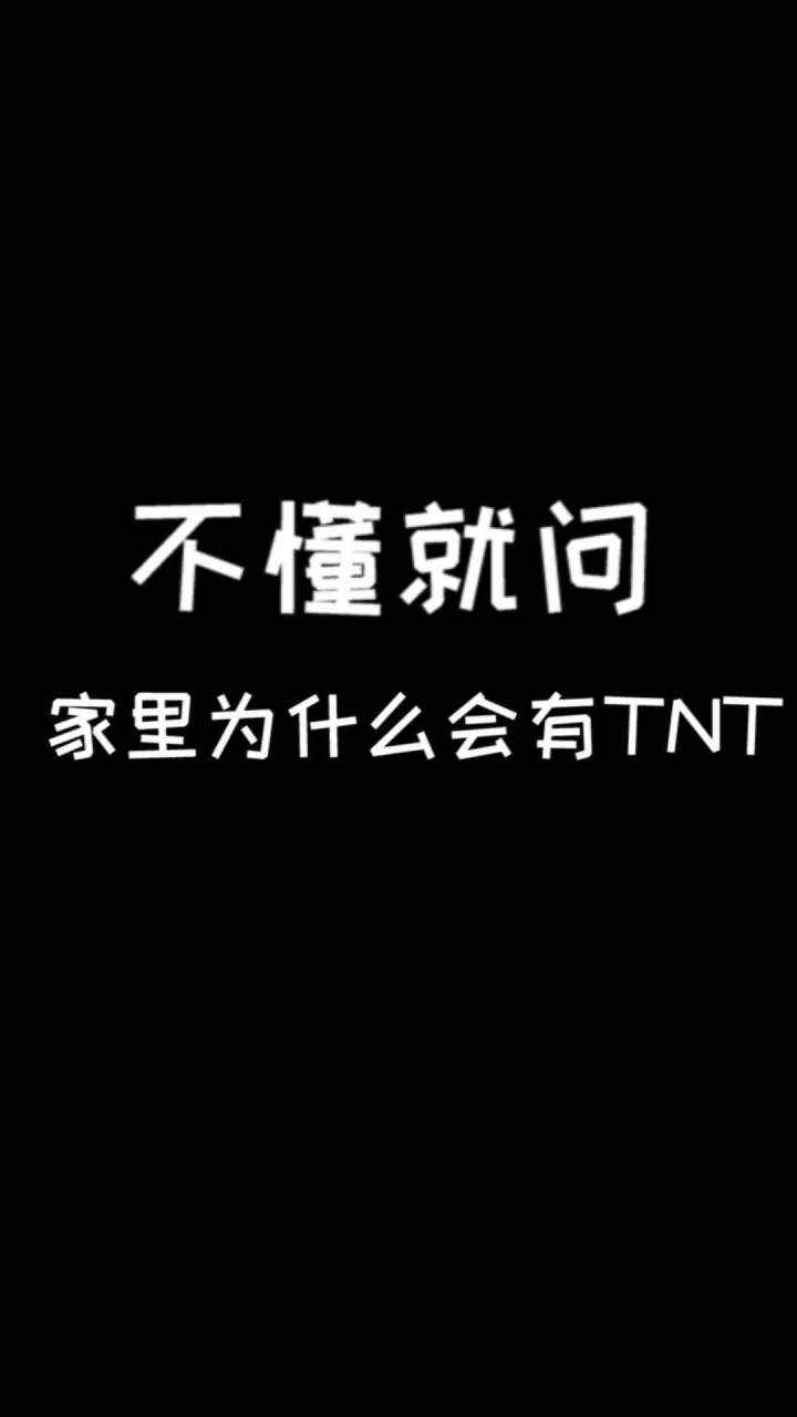 不懂就问 为什么家里会有tnt!截图