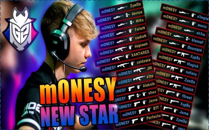 【CSGO】非正常人类操作!- m0NESY 2022年高光集锦!截图