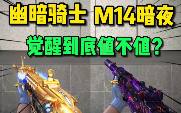 【CFM】幽暗骑士和M14暗夜究竟值不值得觉醒呢?这个视频告诉你!截图