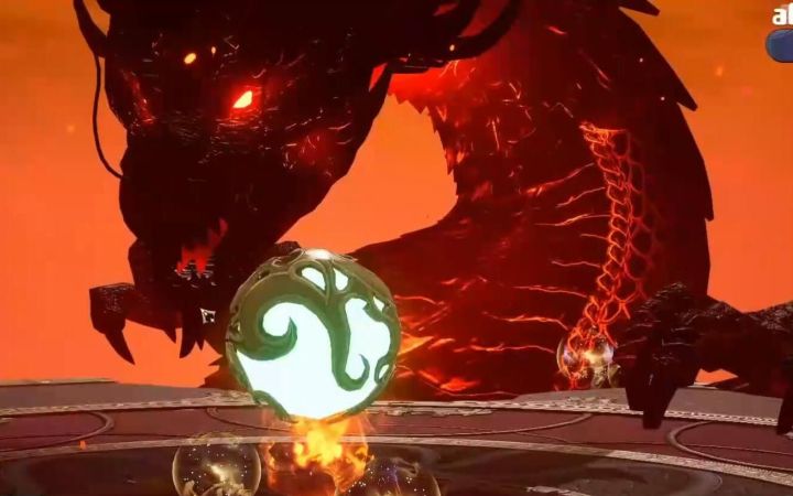 二次元MMORPG手游 七骑士革命实机试玩 大型BOSS战:堕落火龙 三足燕乌截图