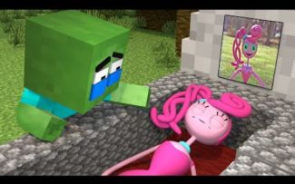 怪物学院动画:R.I.P 长腿妈咪和Baby僵尸的悲伤的故事动画丨Poppy playtime 2 我的世界动画