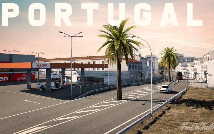 欧卡2mod_葡萄牙1:1地图|ETS2 1.44 Portugal 1:1 Scale Map Mod | Euro Truck Simul截图