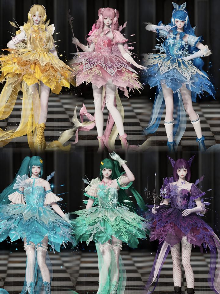 雪花裙一个人就是整个魔仙堡!截图