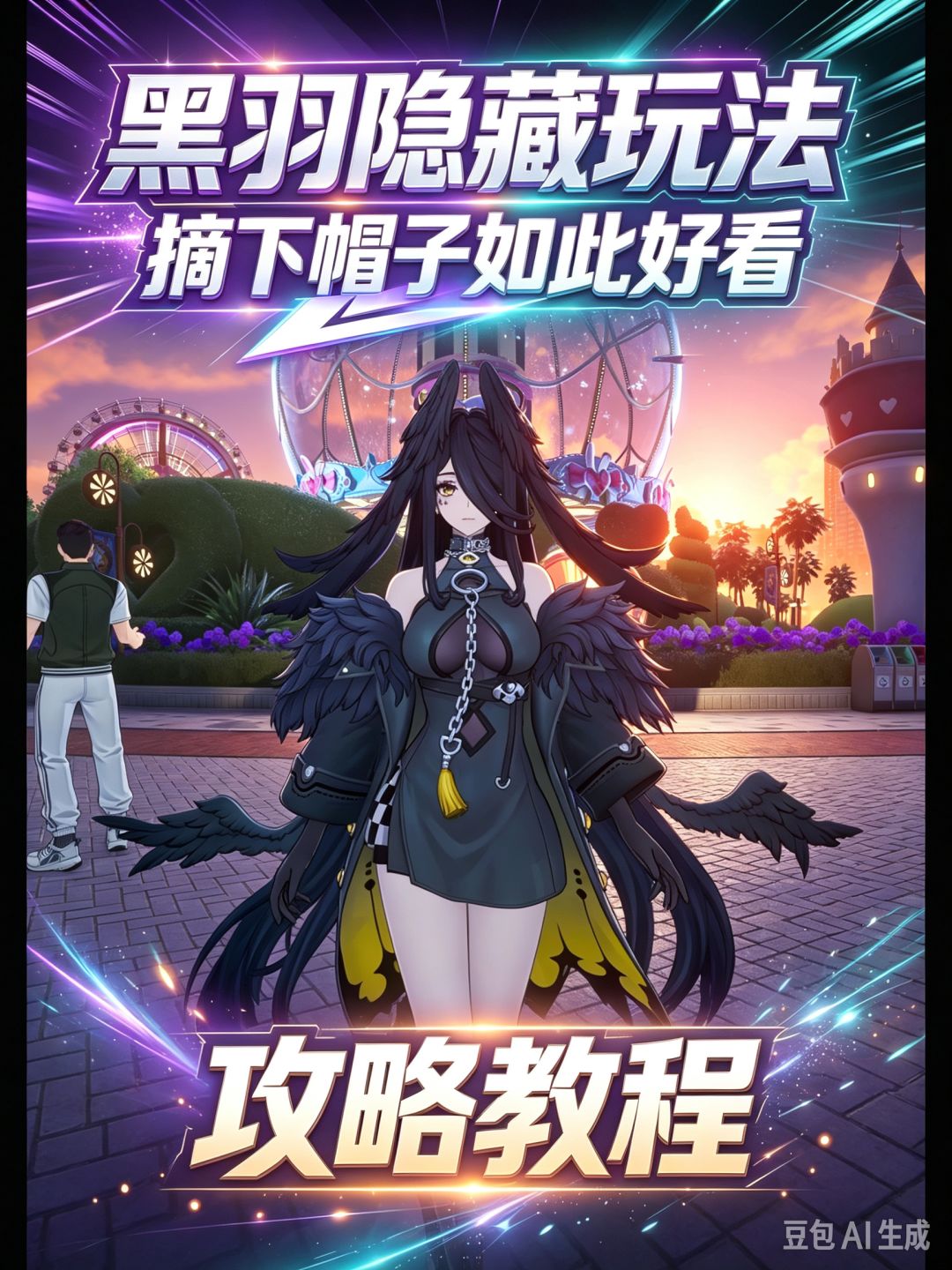 【异环】黑羽摘帽子教程！截图