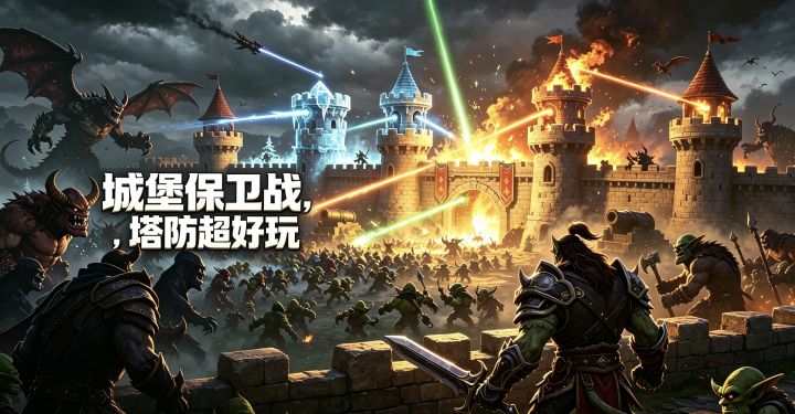 塔防还能操控英雄❓守住你的城堡❗️截图