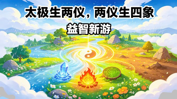 从0开始创造万物⁉️☯️融合各种元素,合成天空大海,文明科技截图