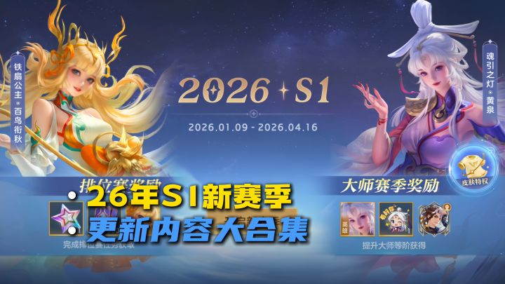 26年新赛季内容大合集,大量英雄和装备调整!截图