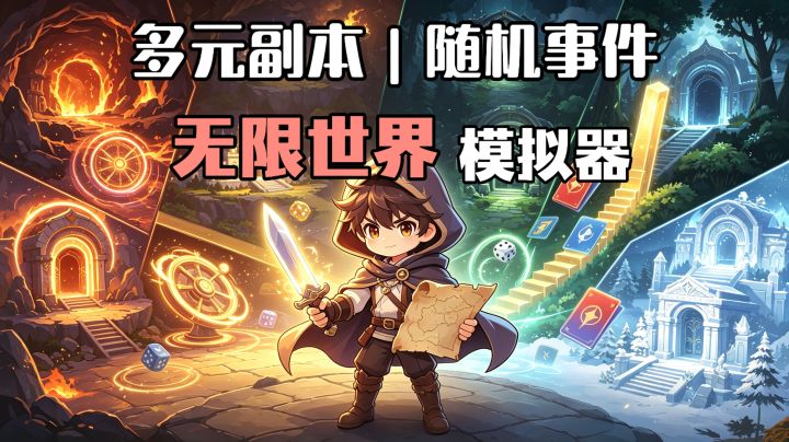 重生百次,终成最强❗多元副本+随机事件+文字冒险+策略成长❗❗截图