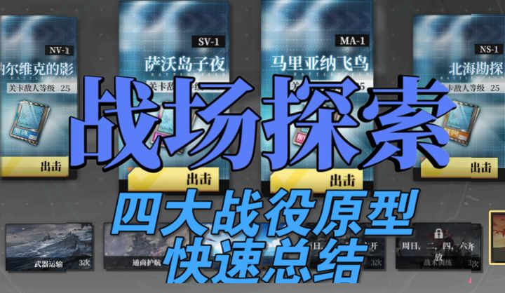 [拂晓]世界观扫盲:战场探索关卡背景介绍截图