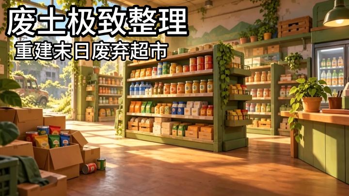 颠覆传统整理游戏!废土极致收纳!翻新末日荒废超市。截图