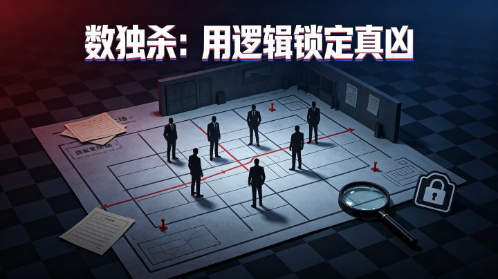 《数独杀》:用逻辑锁定真凶,嫌疑人都在图里,真凶只有一个截图