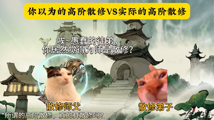 你以为的高阶散修VS实际的高阶散修截图