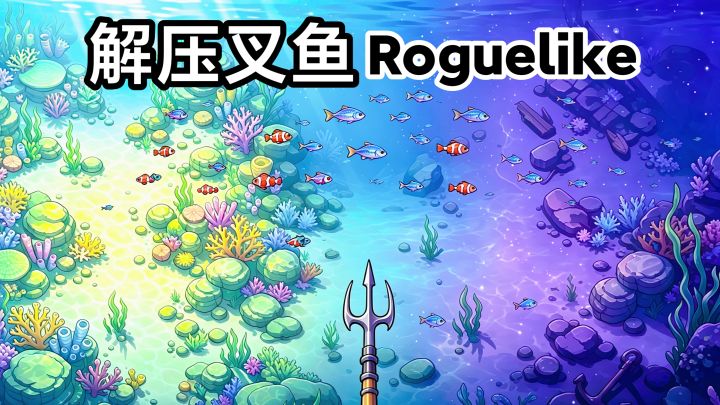 解压休闲‼️叉鱼➕Roguelike➕收集,升级装备提高攻击和续航截图