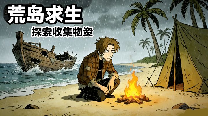 开局一座荒岛🏝打猎、探索、收集、升级庇护所，生存类新游安利~截图