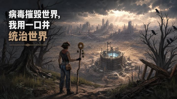 病毒摧毁世界,我用一口井统治世界截图