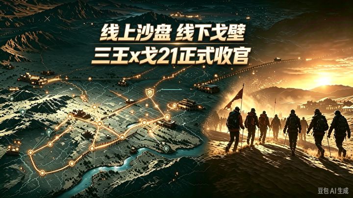 线上沙盘线下戈壁三王x戈21正式收官截图