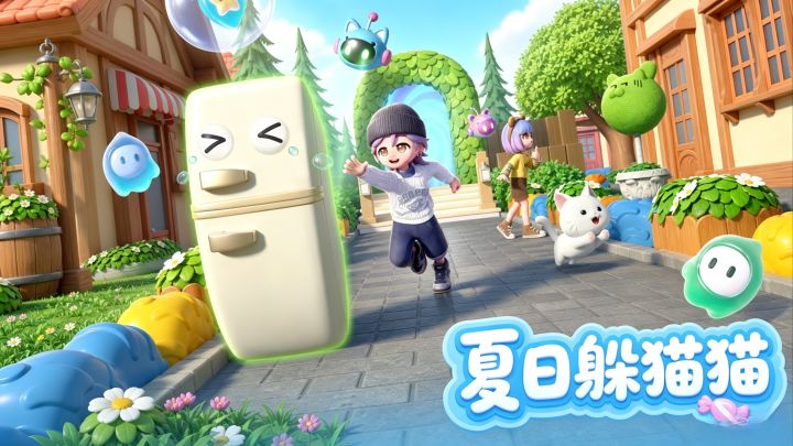 夏日来袭!躲猫猫你会选择躲在哪里?冰箱or空调截图