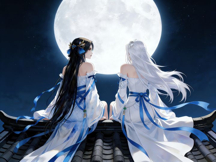 月色真美,风也温柔截图