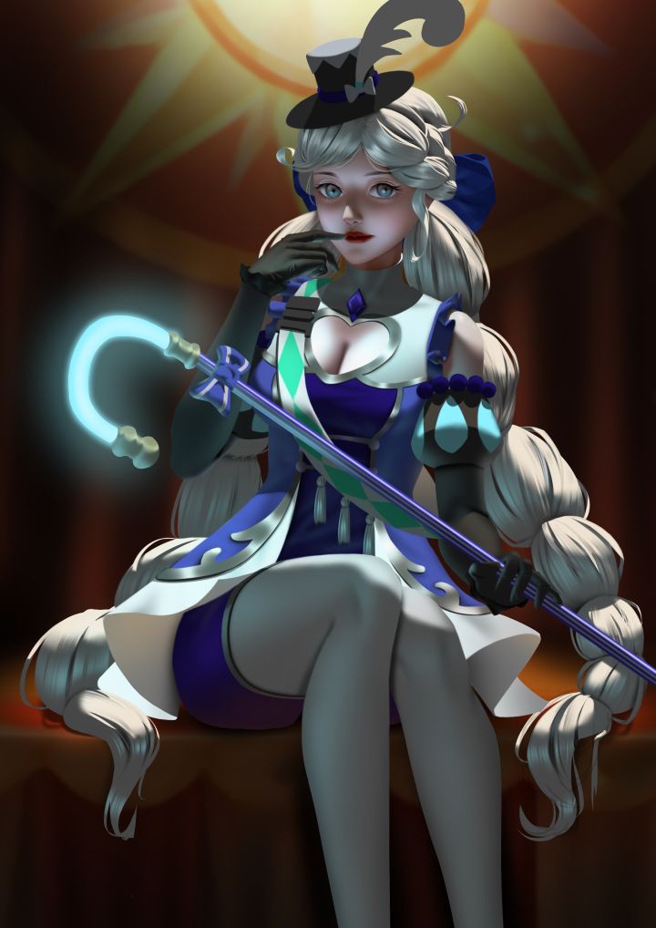 明日希绘画过程截图