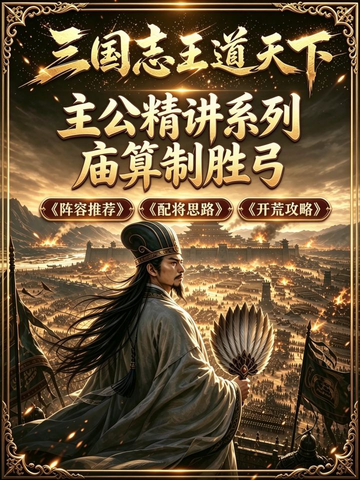 三国志王道天下主公精讲系列第二期,妙算制胜蜀智弓截图