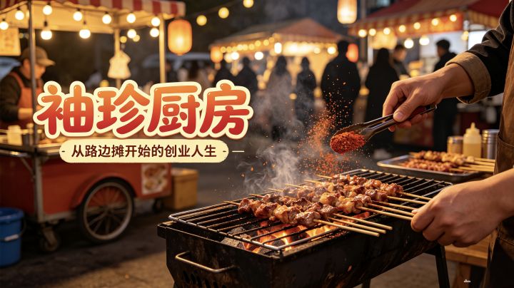 炭火一开,小老板的夜市摊开张了截图