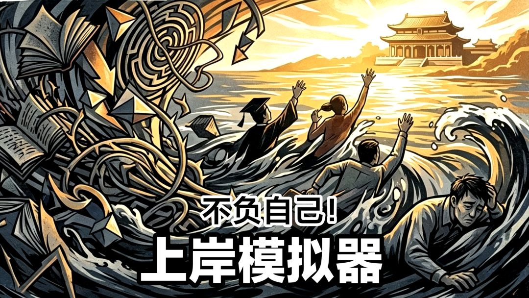 新游安利：上岸模拟器‼️人生抉择➕努力拼搏，你能成功上岸吗❓截图